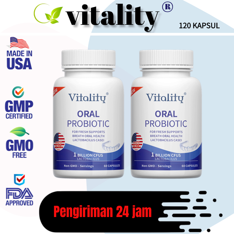 Probiotik oral, memperbaiki bau mulut, melindungi gigi dan gusi, dan memperbaiki sistem mulut