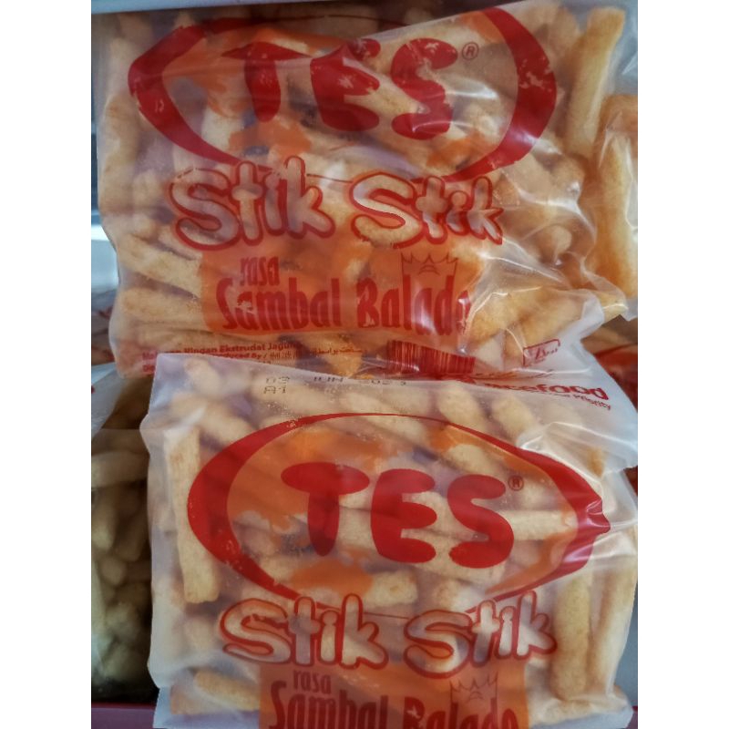 

Produk cemilan tes stik, tes tortila, tes twiscorn