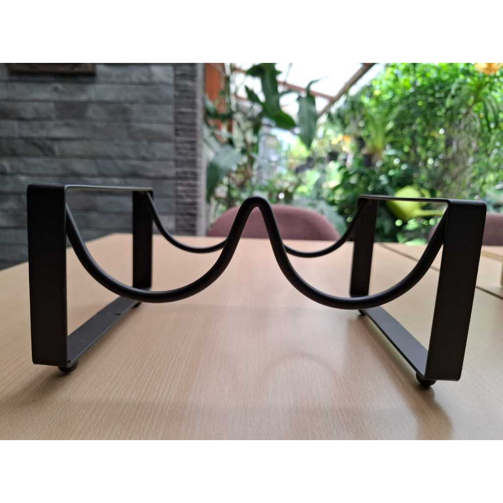 Wrought Iron Rack Wine - 2 Bottle Wine Rack