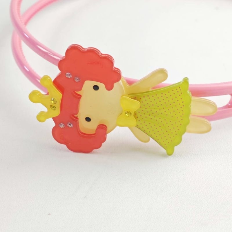 Bando pink aksen princess Korea