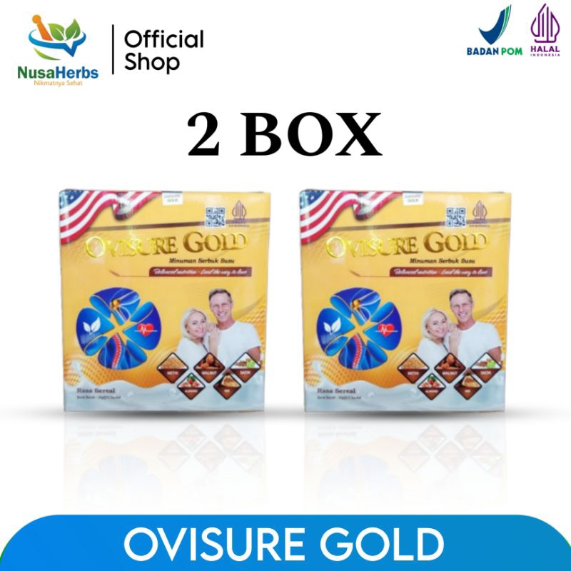

Ovisure Gold Milk Original 2 Box Susu Tulang Sendi