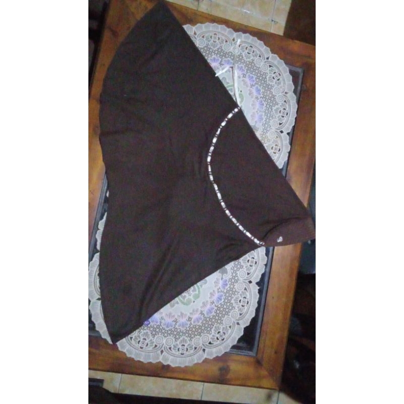 kerudung Rabbani coklat Pramuka