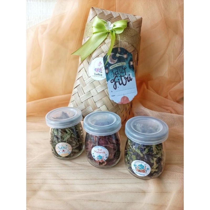 

Ladiva- Hampers Flower Tea kemasan botol kaca