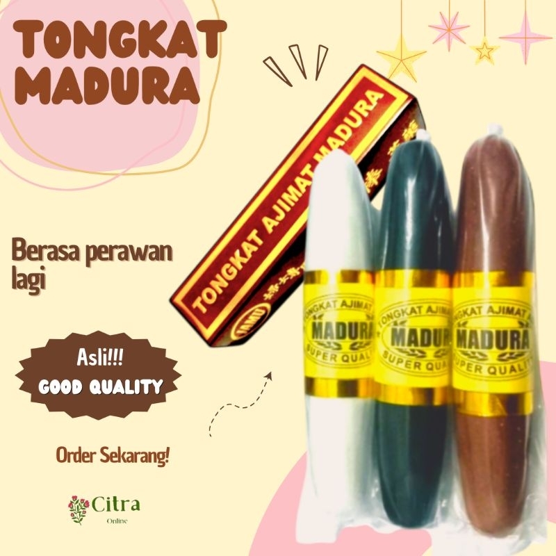 TONGKAT ALI AJIMAT MADURA COKLAT JAMU / RAMUAN MADURA