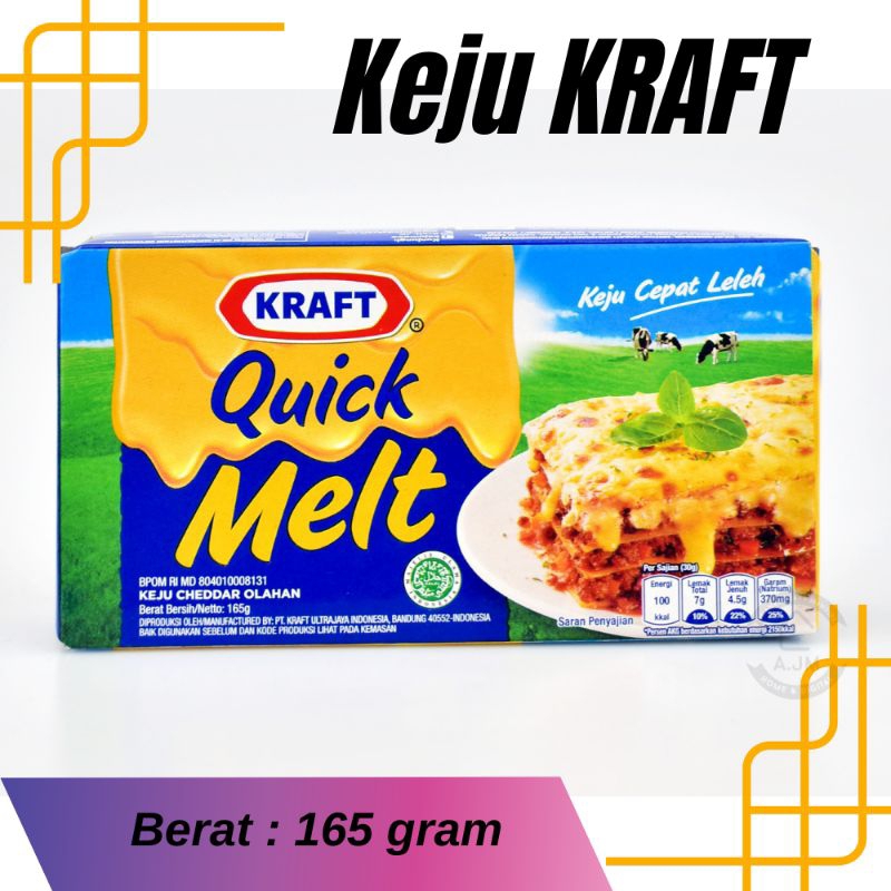 

KRAFT Quick Melt Mozza 165 Keju Kraft