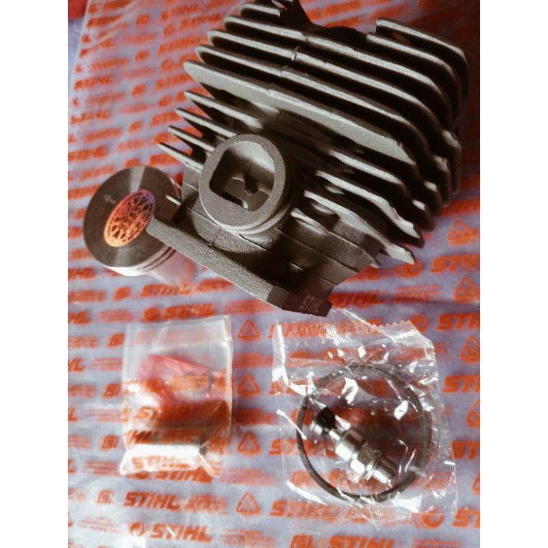 cylinder block assy stihl ms381/038/1set blok stihl ms381/038 mesin chainsaw stihl