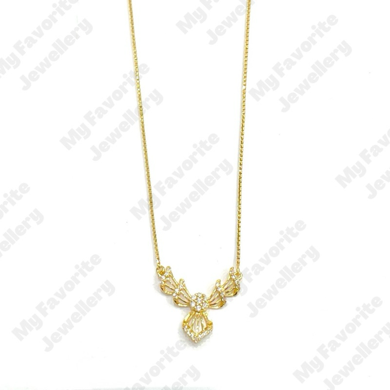 Kalung Aurel Super Simple Ide Kado Valentine Emas Asli Kadar 875