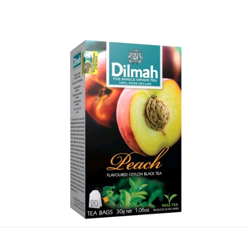 

Dilmah peach tea Teh celup Teh kesehatan