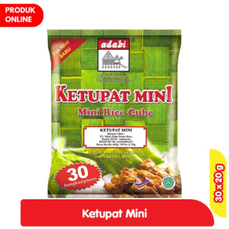 

Adabi Ketupat Mini Instan 30 x 20 g