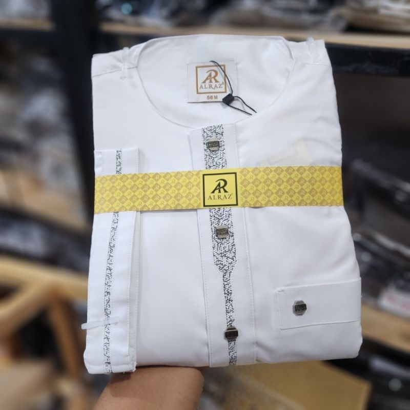 Jubah / Gamis Al Raz lengan pendek  / Gamis Pria LENGAN PENDEK