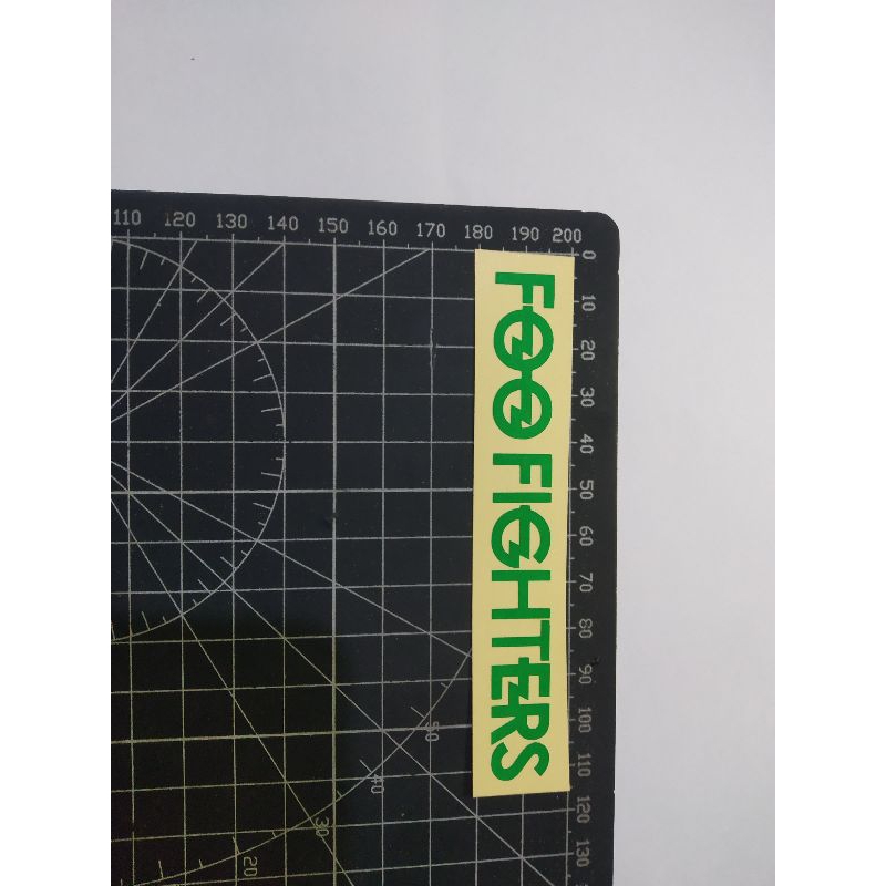 

stiker cutting foo fighters