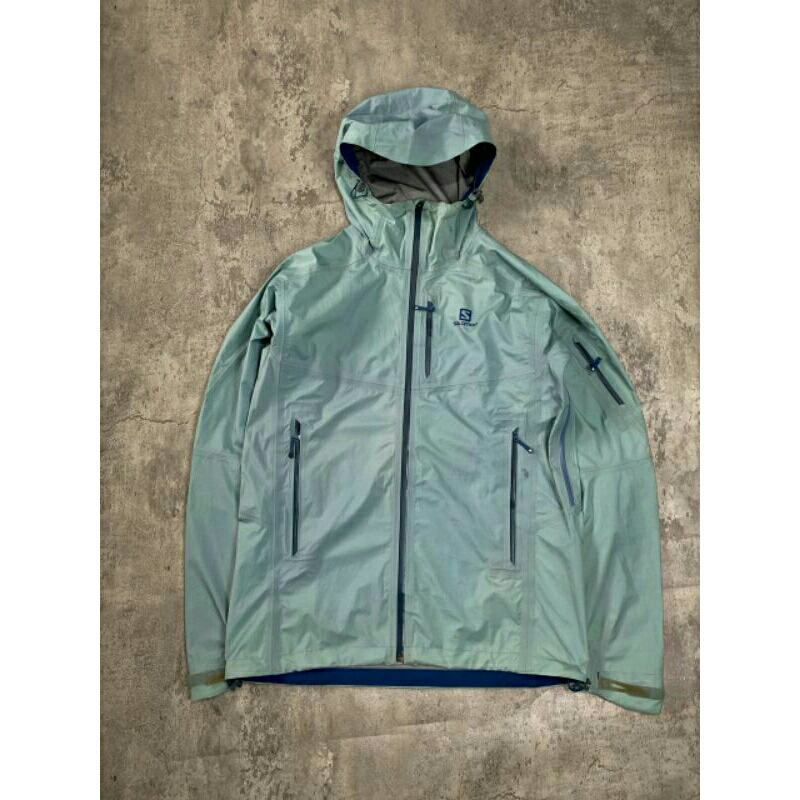 jaket Outdoor salomon saku samping gorpcore sz M