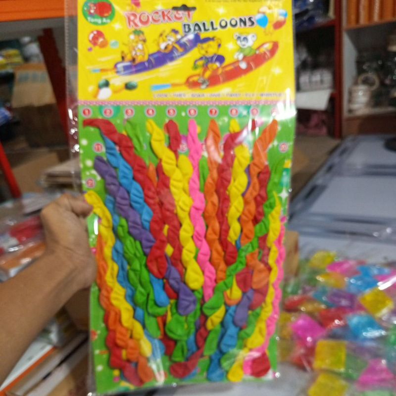 (1renteng isi 40pcs) balon panjang