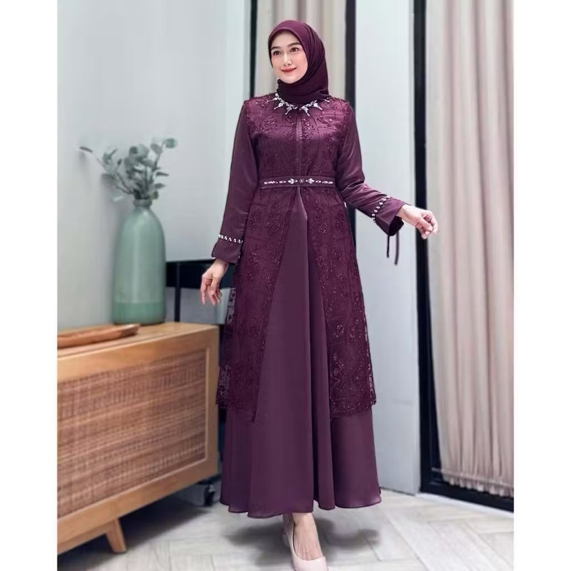 NANDA DRESS RAYA BUSUI SERIES EXCLUSIVE MEWAH