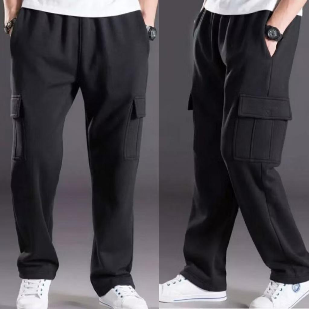hot sale celana cargo panjang pria korea style basic sport celana training kargo panjang pria