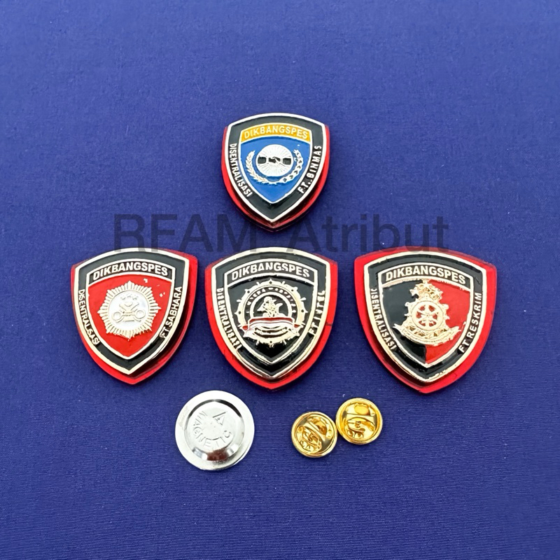 Pin Brevet Brive Dikbangspes Dikjur / Binmas / Sabhara / Intelkam / Reskrim Reserse Bareskrim Polri 