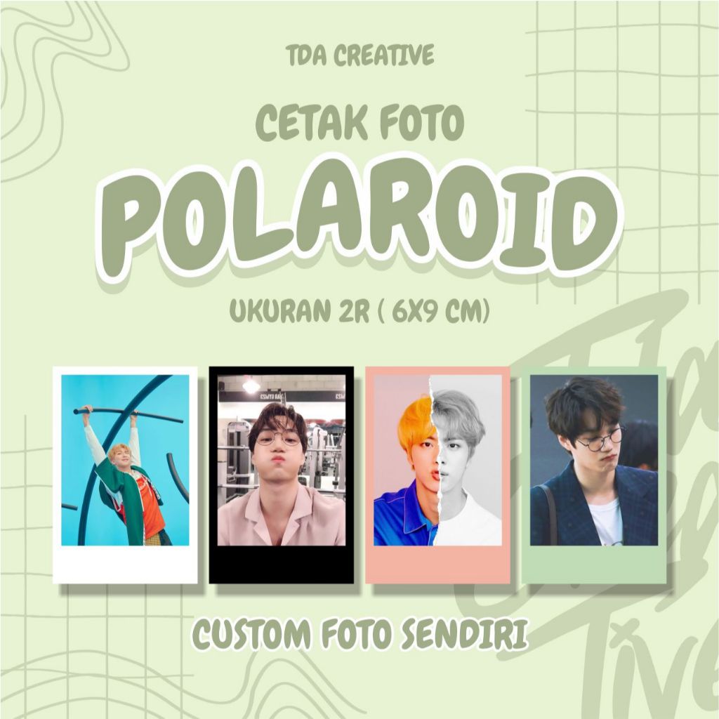 

cetak foto polaroid ukuran 2R 6x9cm custom foto sendiri