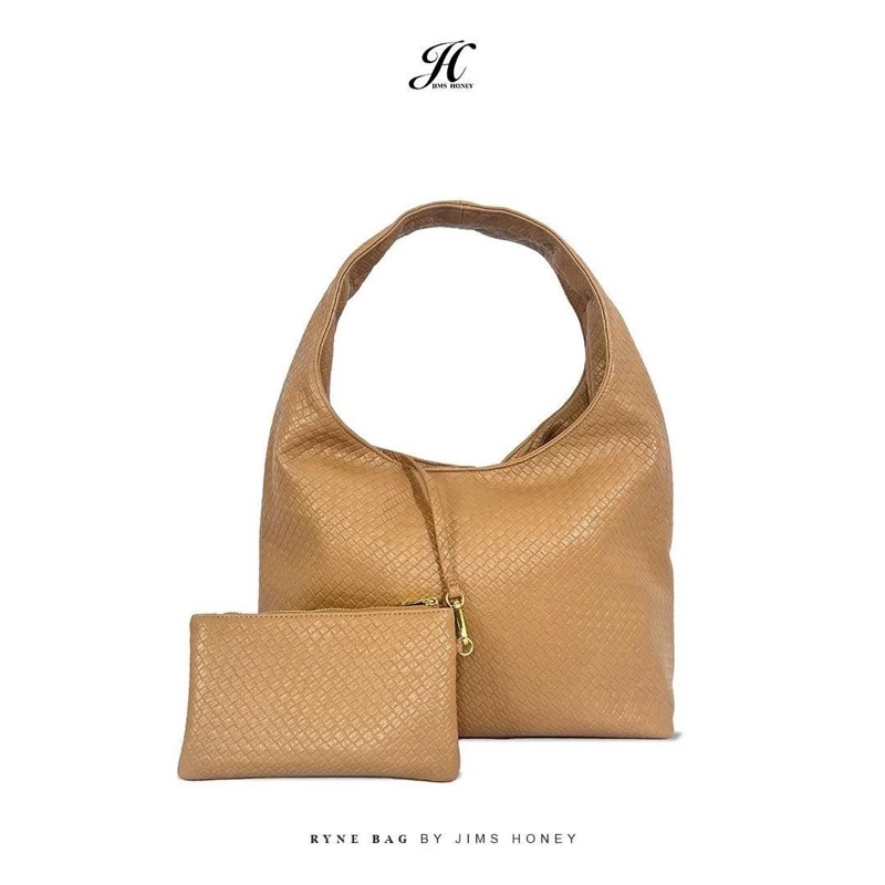 RYNE BAG JIMS HONEY makassar - tote bag lucu - tas besar - shoulder bag - tas bahu - tas tote