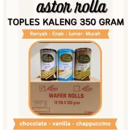 

ASTOR ROLLA ORIGINAL WAFER ROLL RENYAH ISIAN FULL LUMER BEST SELLER