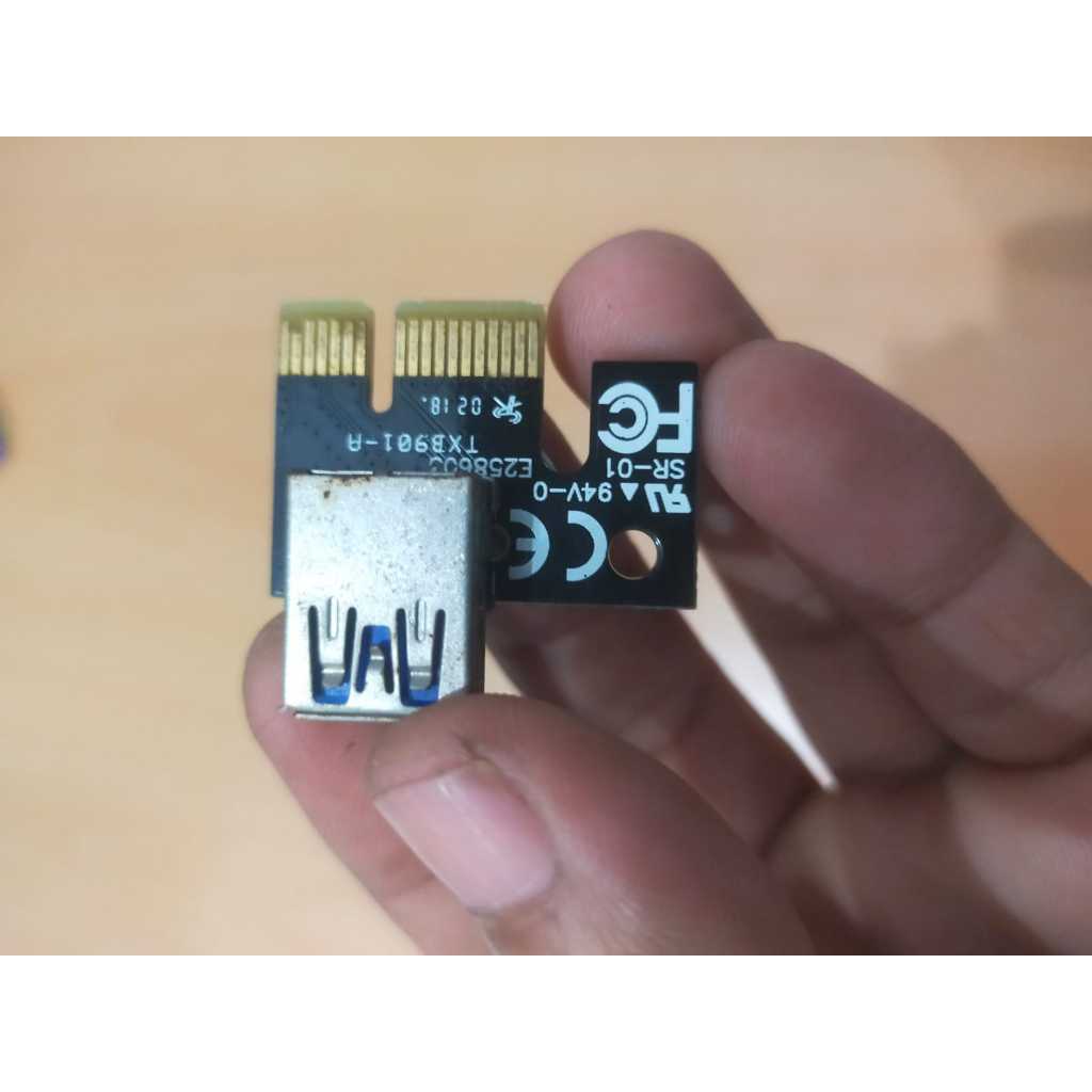 VGA RISER VGA PCI-E 1x USB 3.0 BTC MINING