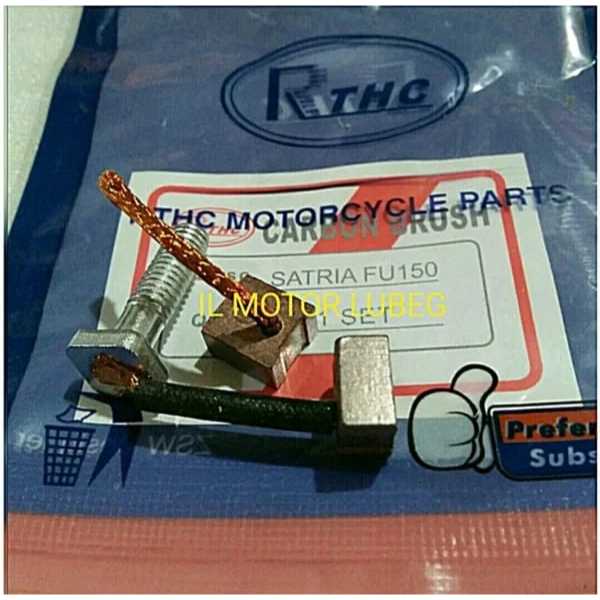 KOL KOLL STARTER CARBON BRUSH COLL BOSTER SET ARANG DINAMO SUZUKI SATRIA FU 150