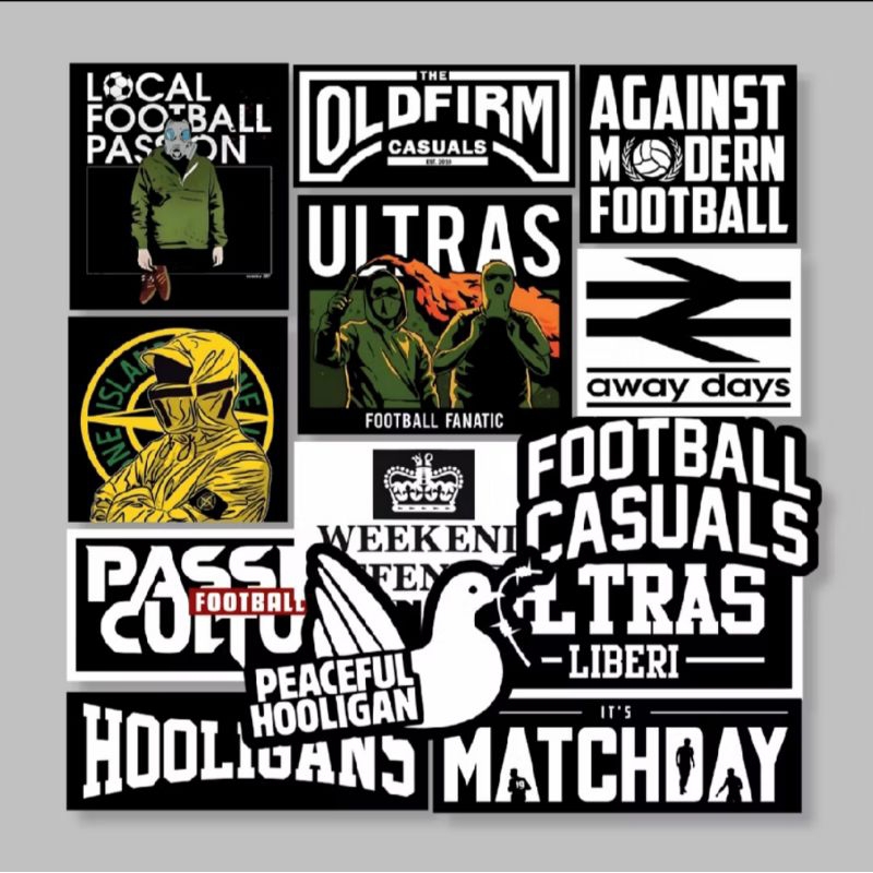 

STIKER CASUAL FOOTBALL, HOOLIGANS,ULTRAS ISI 13pcs STIKER HELM, LAPTOP,CASE HP