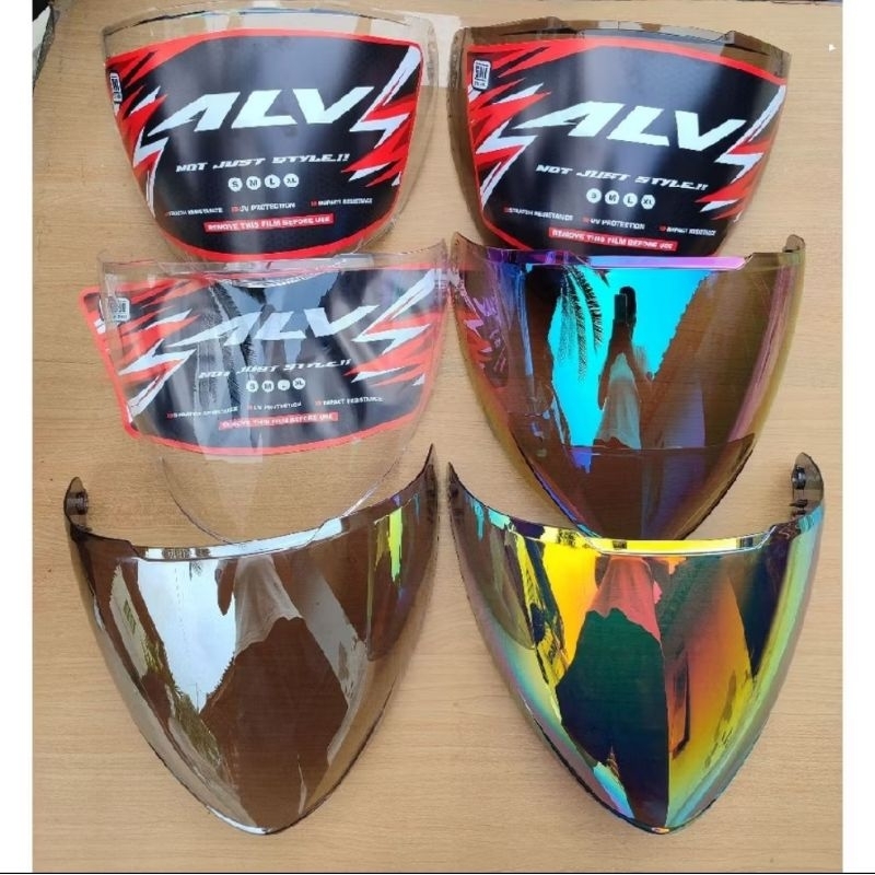 KACA HELM ALV ULTRON, ALV PRO, ALV GENOS FREE RACHET/DUDUKAN VISOR HELM ALV