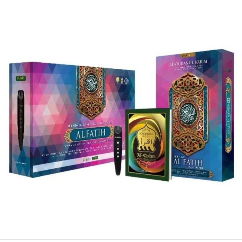 AL QUR'AN AL FATIH TALKING PRN QURAN A4 AL-QURAN ALQURAN DIGITAL PEN IQRO A4 BESAR
