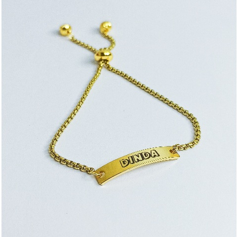 Gelang Serut kustom Nama - Gelang Nama - Gelang Anak - Gelang Dewasa Gelang Cantik - hanya 2-3 hari