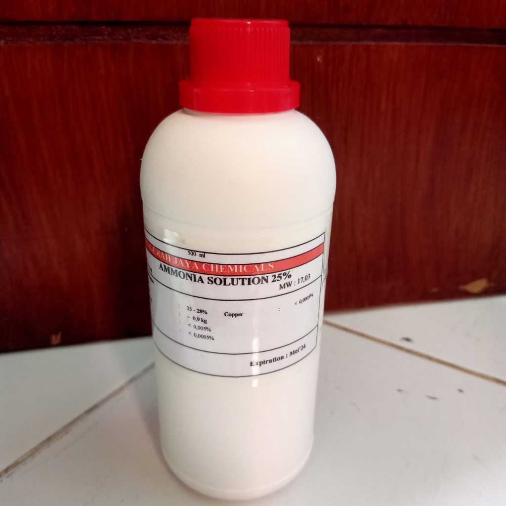 Ammonia 25% 100ml, 500ml, 1ltr