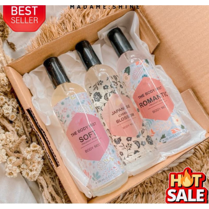 Parfum Paket Isi 3 Body Mist Eau De Parfume 100ml