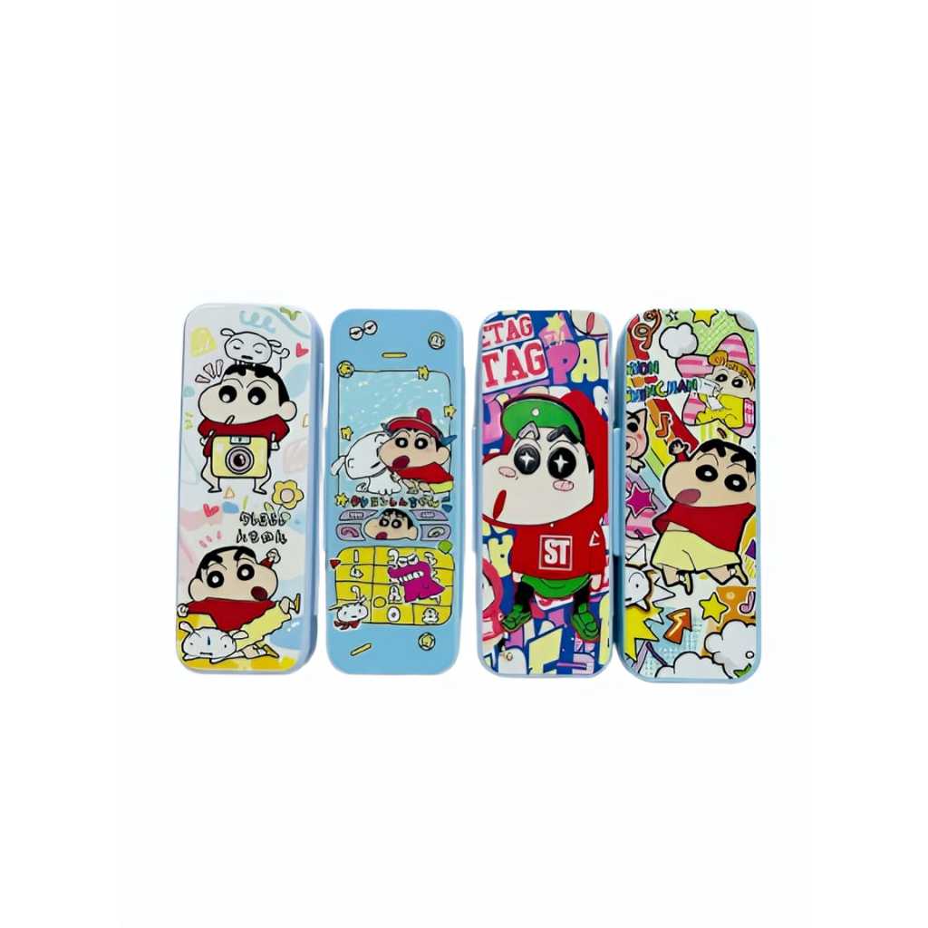 

Kotak Pensil Shinchan Tempat Pensil Tingkat Double Layer Kotak Alat Tulis Karakter Sinchan
