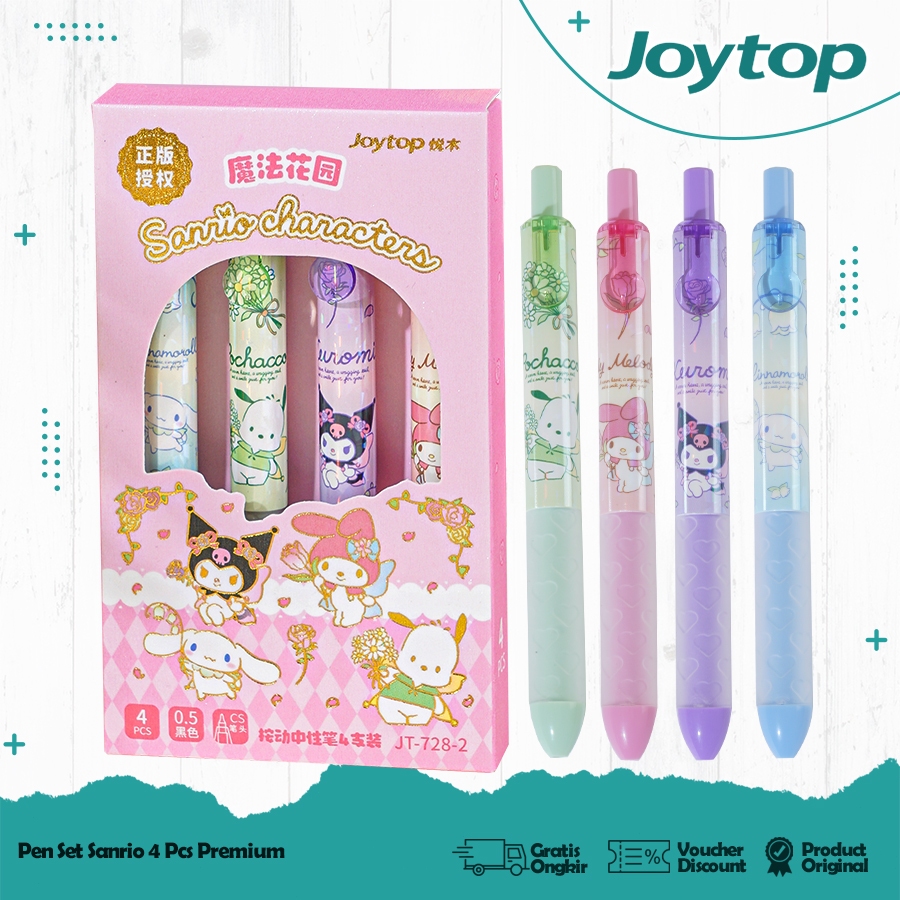 

JOYTOP 4 Pcs Pen Set Sanrio