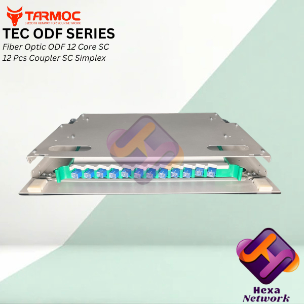 Fiber Optic ODF/OTB 12 Core SC Lengkap Rackmount | ODF 12C SC