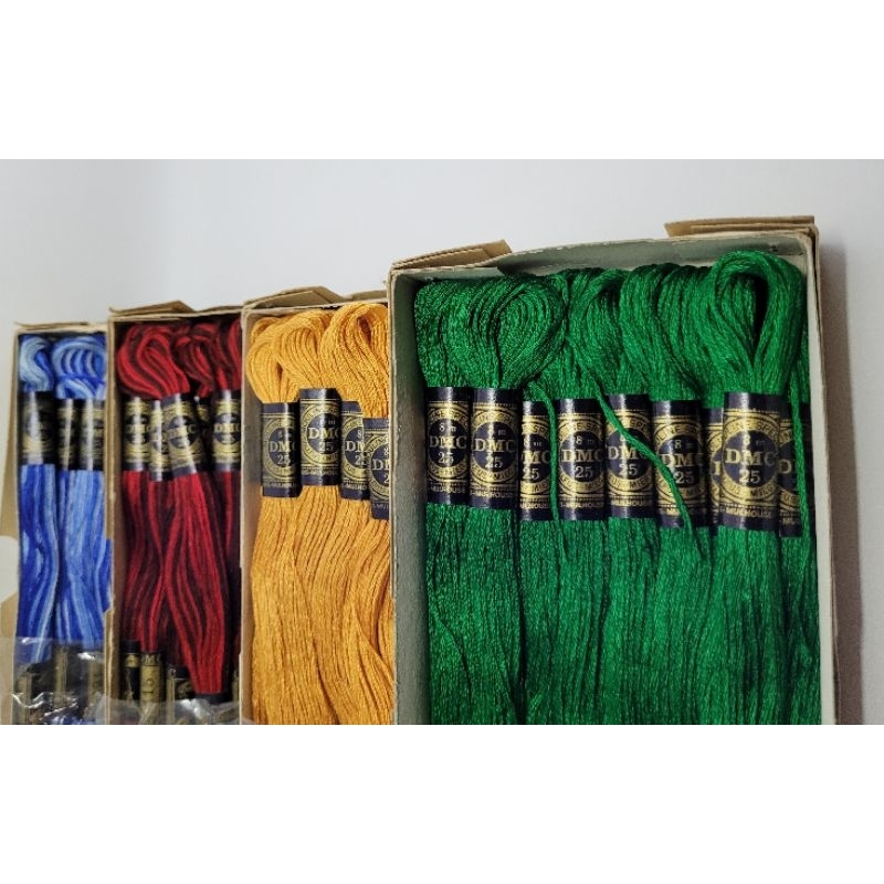 Benang sulam DMC 117 original lengkap