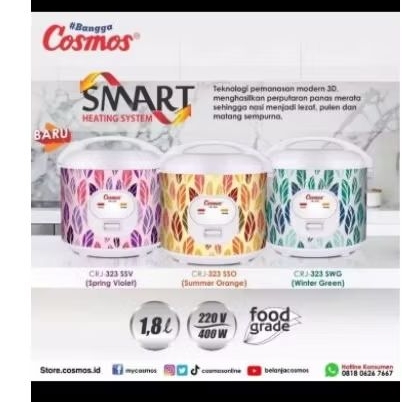 Magicom cosmos 1,8 liter rice cooker megicom cosmos 1.8 liter