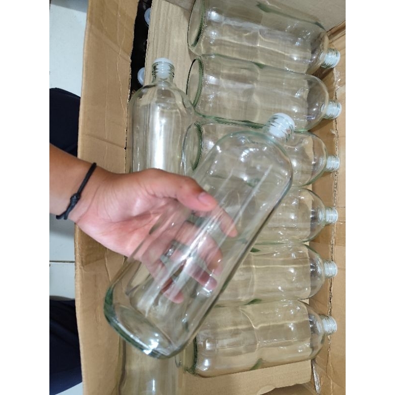 botol kaca 1 liter