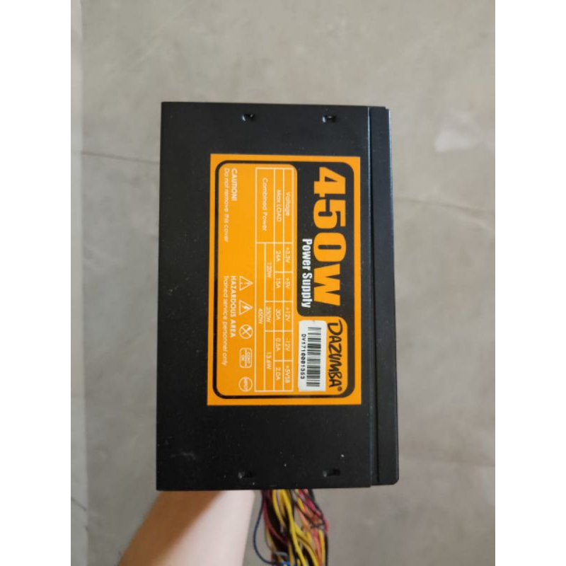 Psu pure dazumba 450watt ✓ Khusus kabel panjang Untuk casing gaming