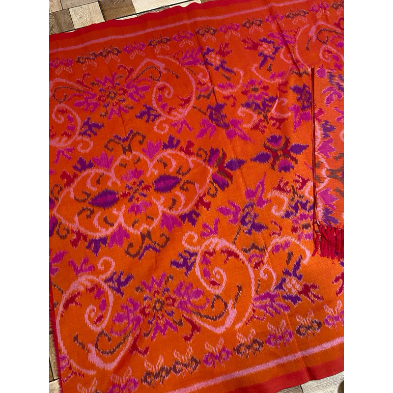 Endek semi Mastuli tenunan asli set selendang