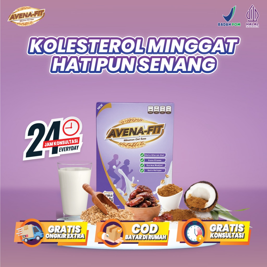 

Avena Fit - Susu Oat Ampuh Atasi Kolesterol Tinggi Secara Alami