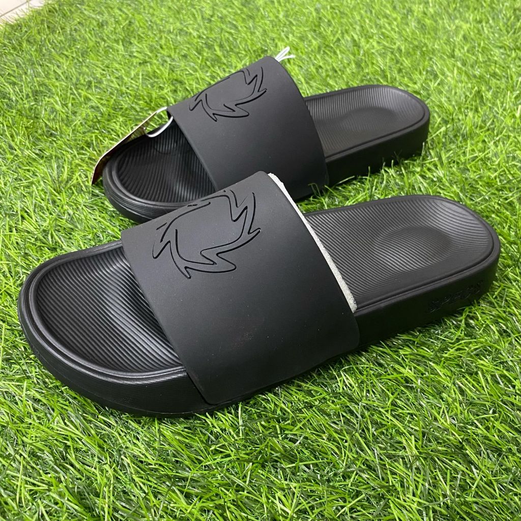 Sandal Hitam Pria slide specs motion original