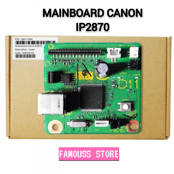Logic Board Canon IP2870 MAINBOARD CANON IP 2870