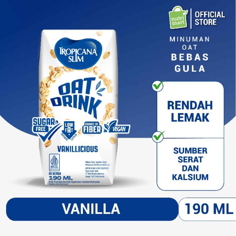 

Tropicanaslim oatdrink vanilicious