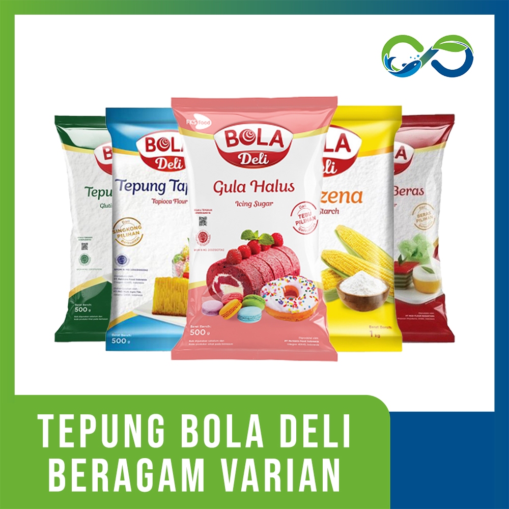 

[AquaEcoFarm] BOLADELI - Tepung Beras Tapioka Beras Ketan Bola Deli 500gr Bandung