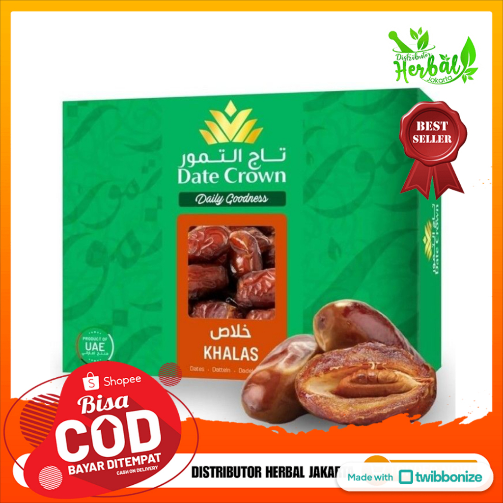 

Kurma Datecrown Khalas / Datecrown Kholas 1 kg / Kholas 1 kg