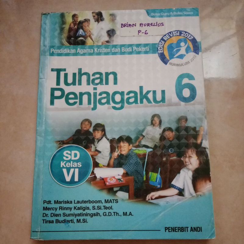 buku tuhan penjagaku SD kls 6