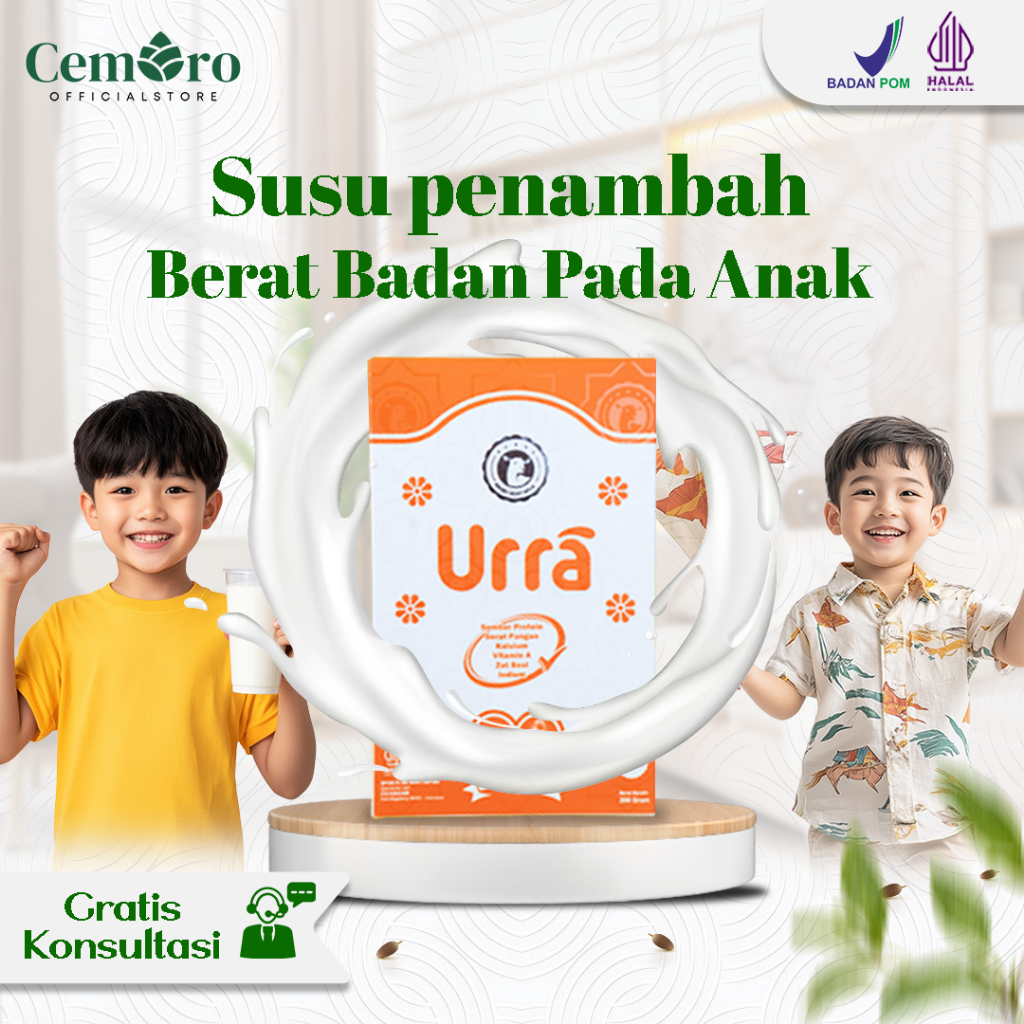 

URRA Susu Kambing Saanen Untuk Penambah Berat Badan & Tinggi Badan anak - 1 Box