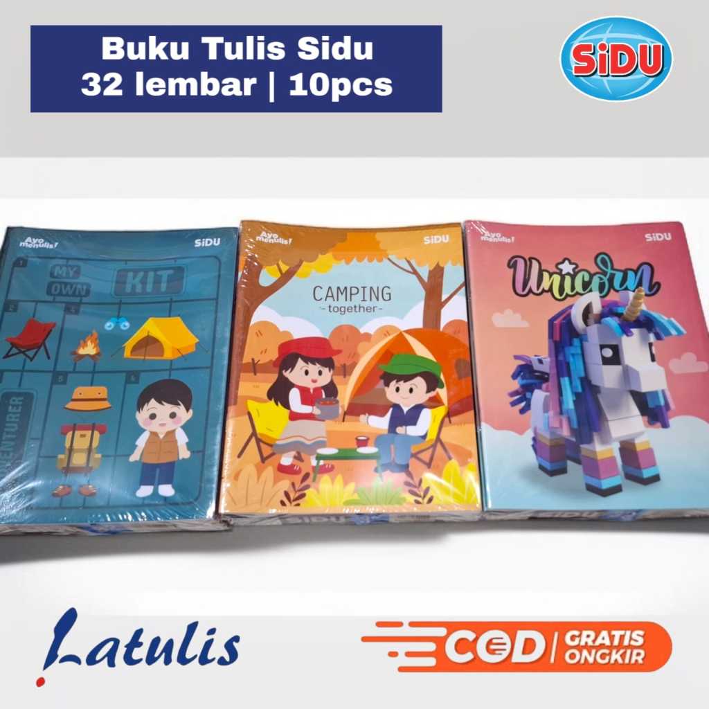 

Buku Tulis SIDU 32 lembar (10 pcs)