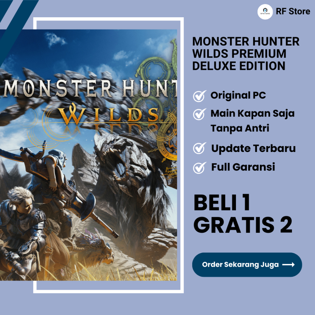 Monster Hunter Wilds Premium Deluxe Edition Original Game PC