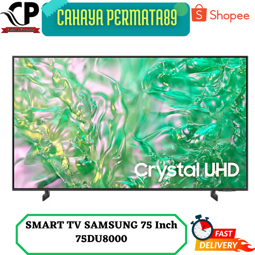 SAMSUNG 75DU8000 SMART TV 75 INCH CRYSTAL UHD 4K UA75DU8000 ( 75CU8000 )